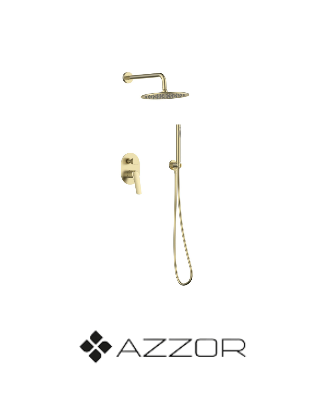 AZZOR - Juego De Ducha Con Teleducha Azzor Vita Oro Mate - AZZ - SO050H22431