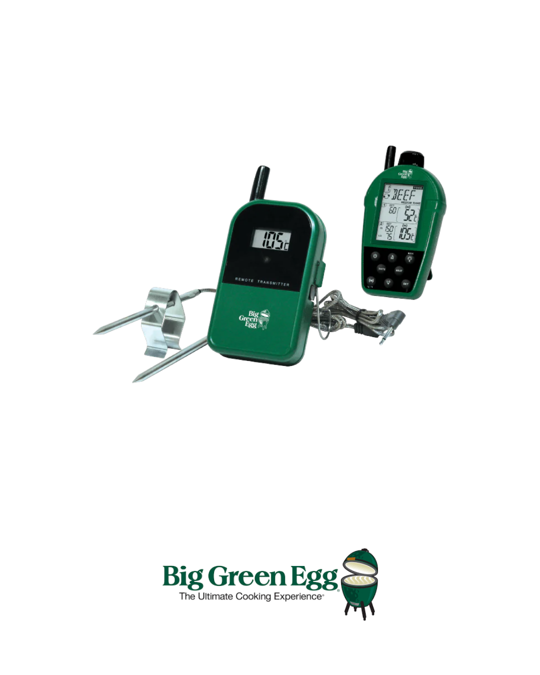 BIG GREEN EGG - BGE Termómetro Inalámbrico Dual Probe - 116383