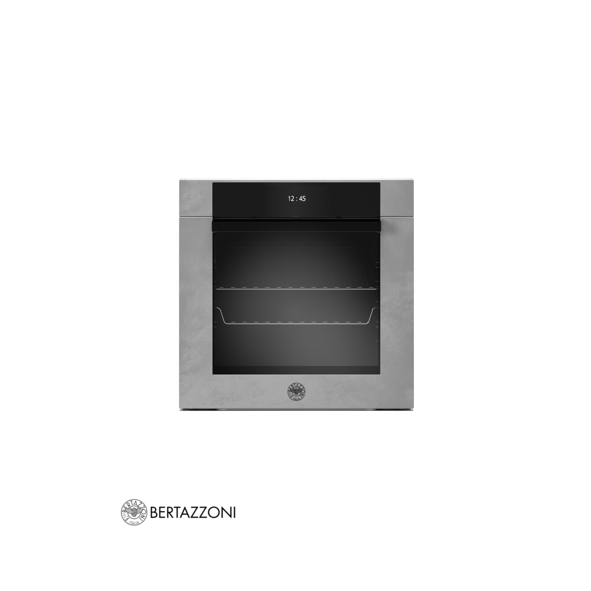 BERTAZZONI -  Horno Moderno 60CM, Full Vapor, Pirolítico, Pantalla TFT, Color Zinc- F6011MODVPTZ/23