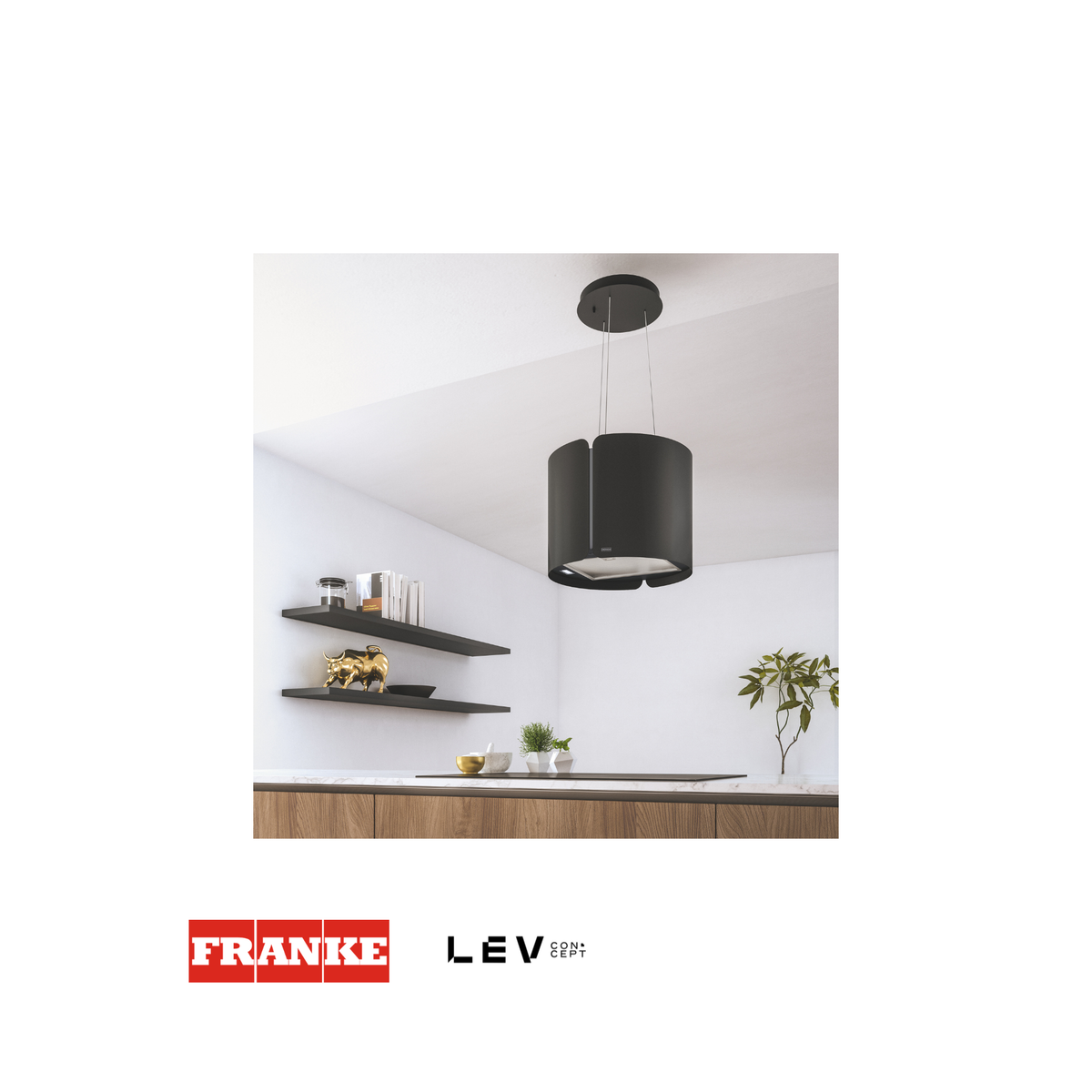 Campana colgante Franke Smart FSMS F42 — Negro mate 90cm