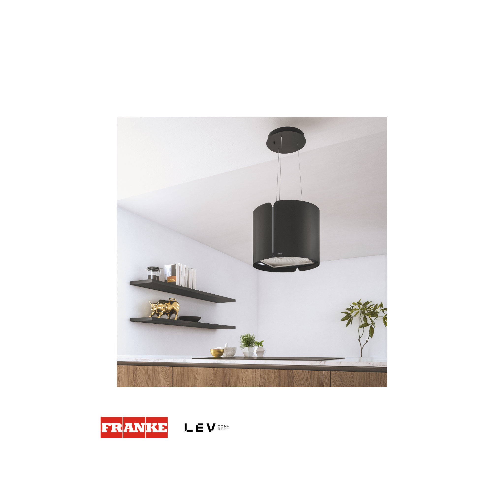 Campana colgante Franke Smart FSMS F42 — Negro mate 90cm