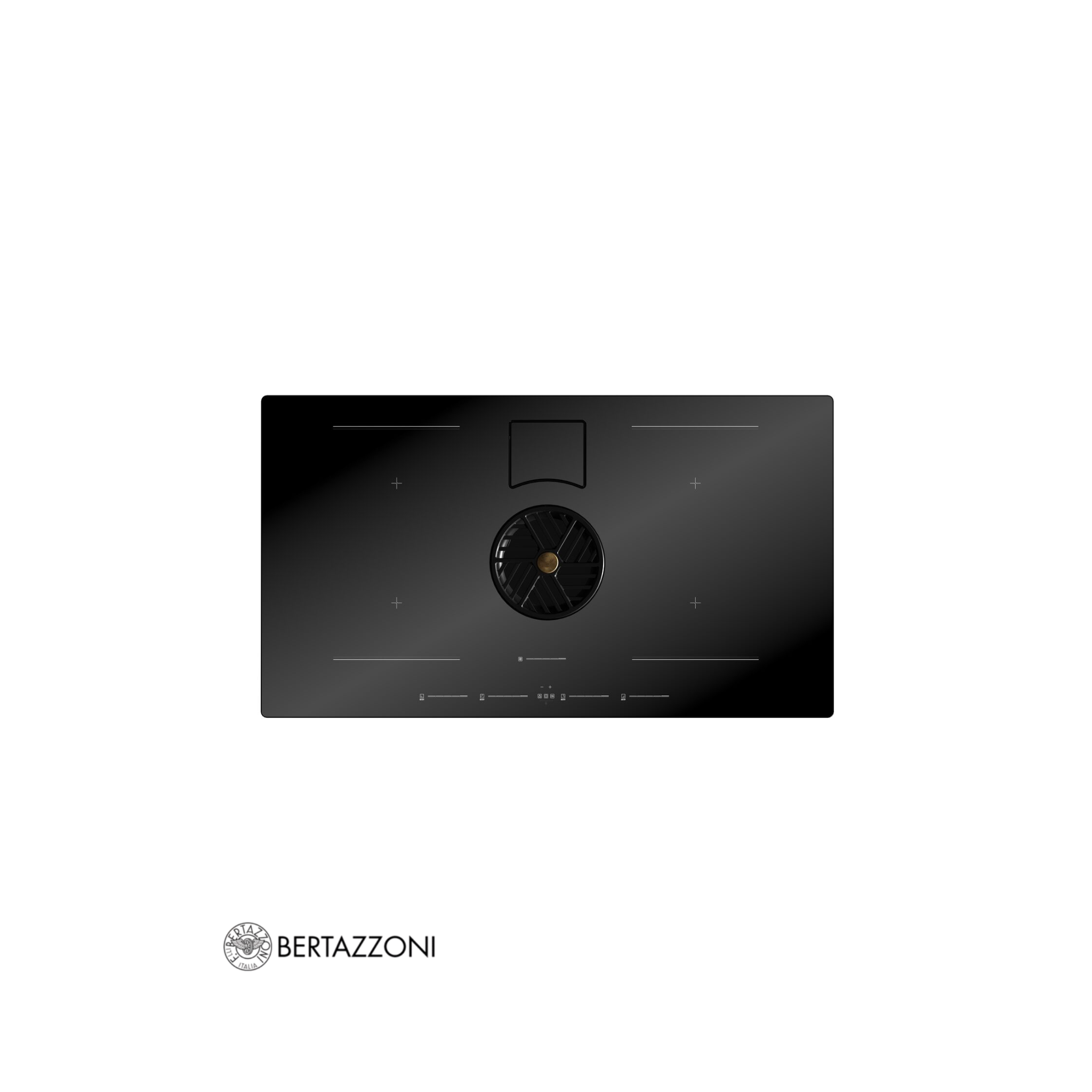 BERTAZZONI - Cubierta de inducción con extractor integrado - PE364IDDNET