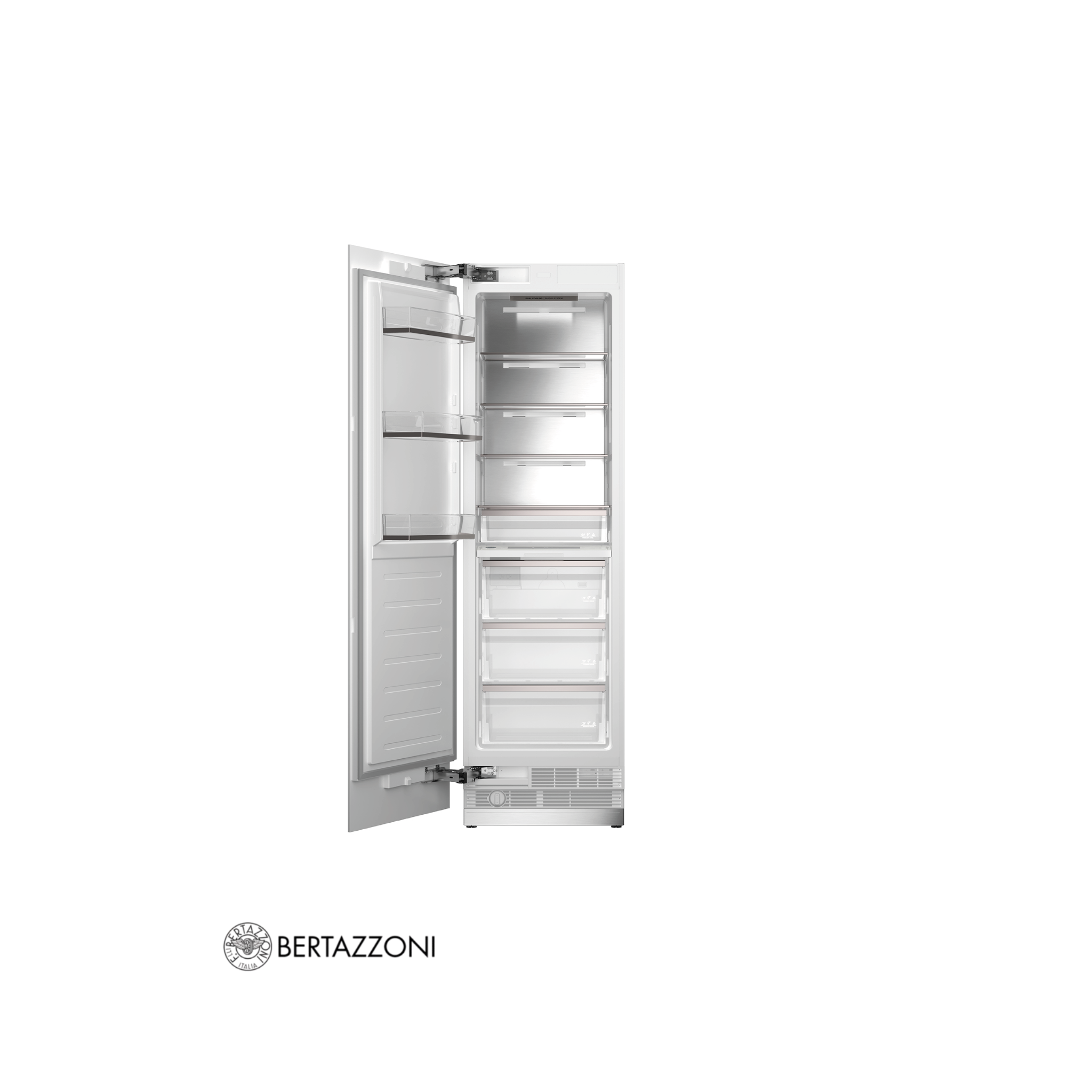 BERTAZZONI - Columna Congelador Empotrada de 24" con Fabricador de Hielo REF24FCBIPNV