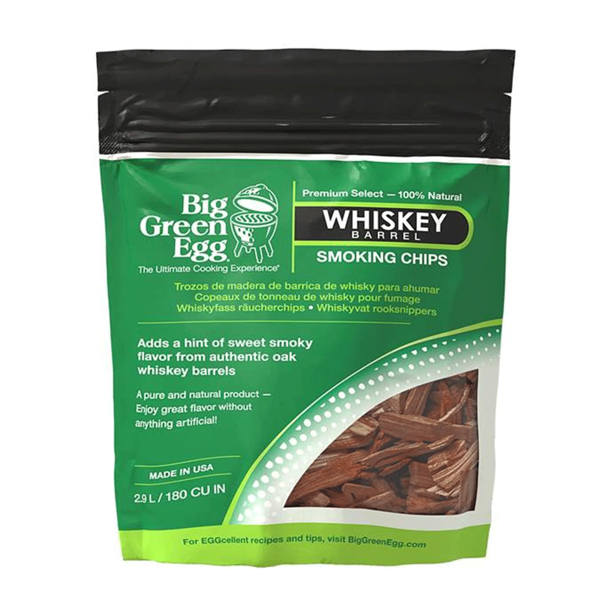 BIG GREEN EGG - BGE Chips Madera de Barril de Whiskey - 131331